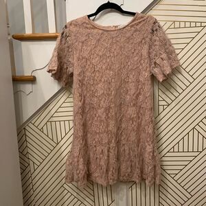 Love Riche Lace Blush Pink Dress